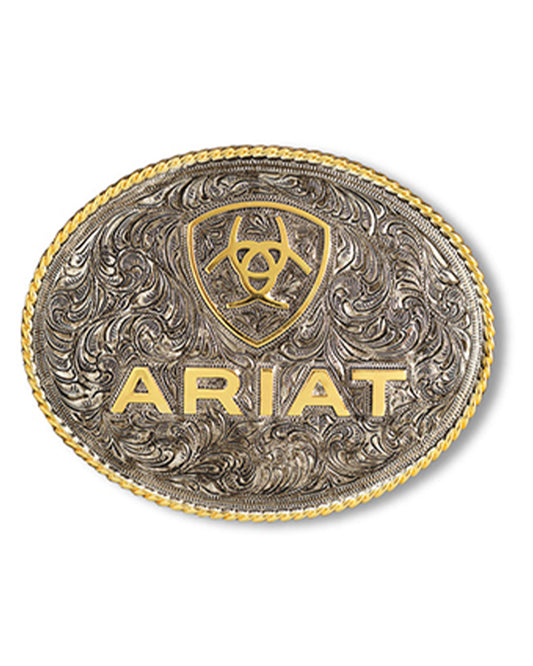 Ariat Engraved Scrolling Belt Buckle by Ariat Accessories from Skip’s Western Outfitters | MFW-A37063-O/S