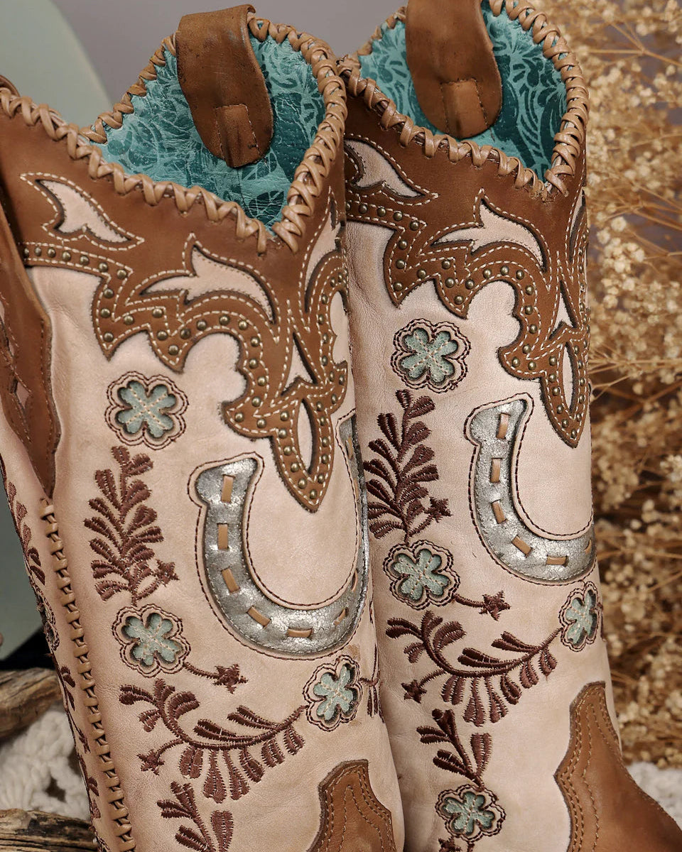 Women's Horseshoe Western Boots
