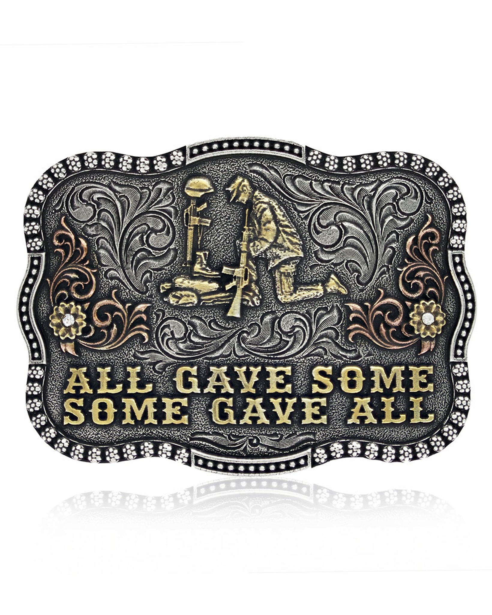 All Gave Some Remembrance Buckle by Montana Silversmiths from Skip’s Western Outfitters | MON-A827-O/S-REG