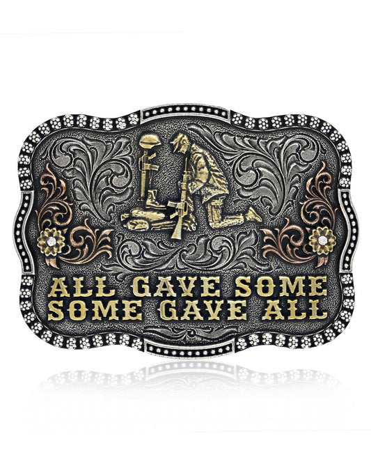 All Gave Some Remembrance Buckle by Montana Silversmiths from Skip’s Western Outfitters | MON-A827-O/S-REG