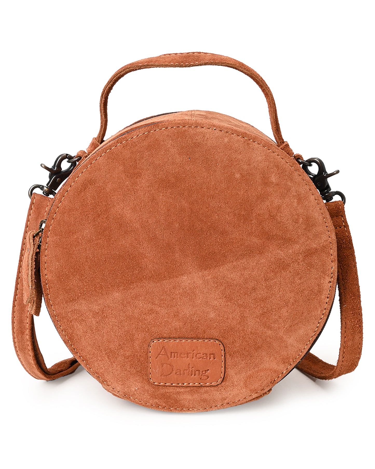 Canteen Western Suede Leather Bag