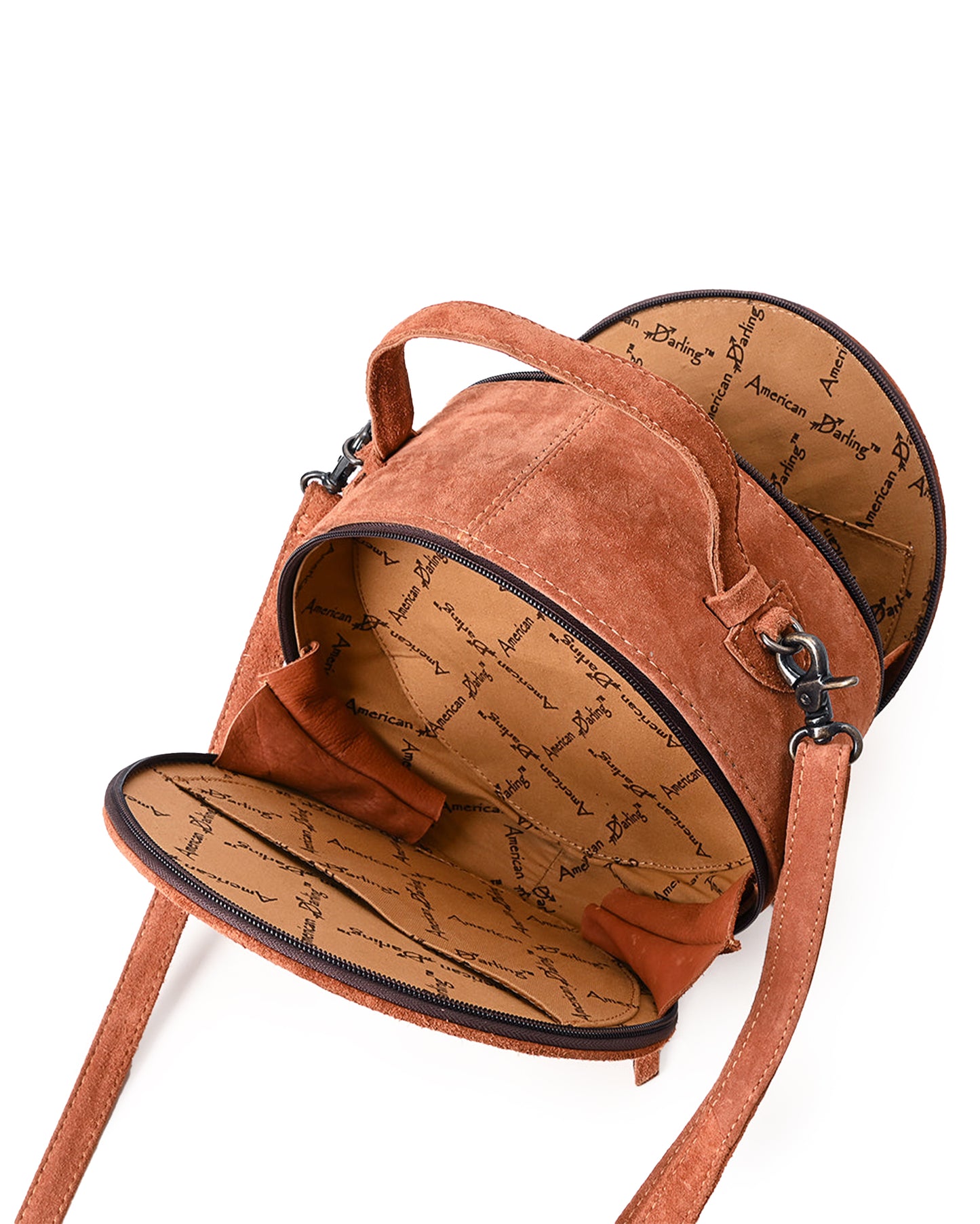 Canteen Western Suede Leather Bag