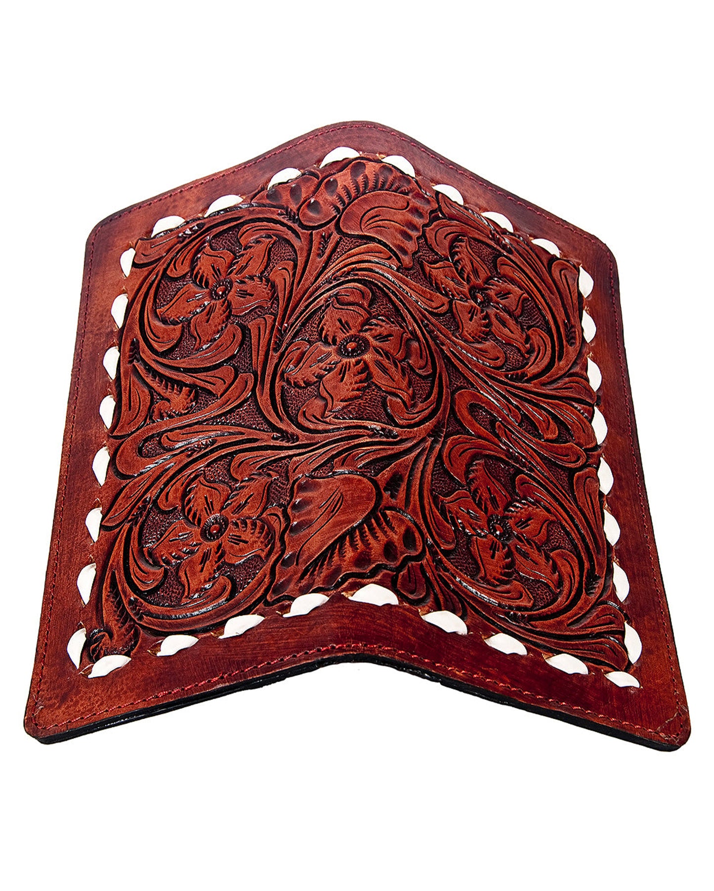 Western Tooled Leather Clutch