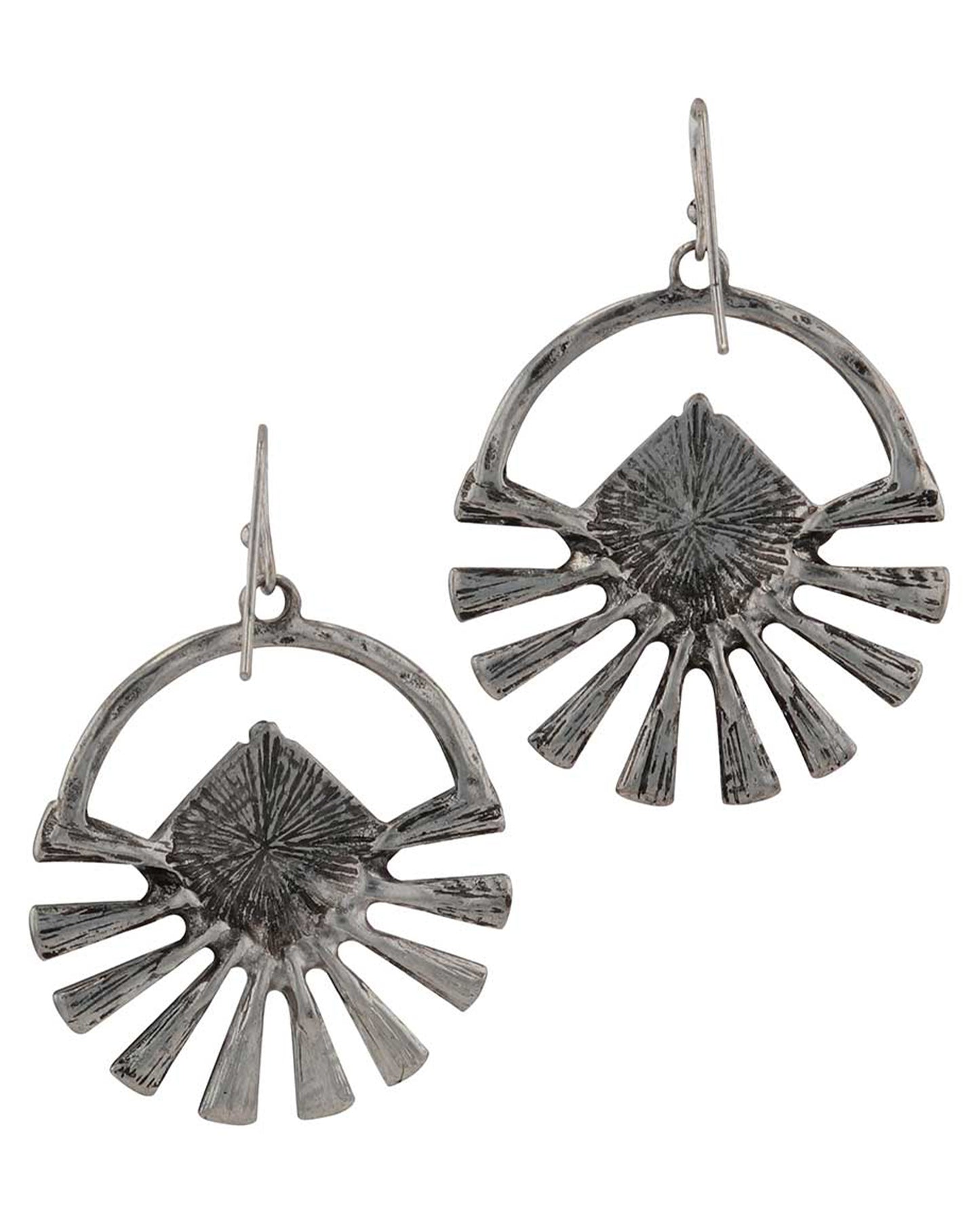 Sunburst Sky Turquoise Earrings