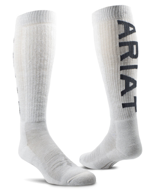 Over the Calf Western Boot Socks by NESTERHOSIERY from Skip’s Western Outfitters | NES-AR2345-050-M-GREY