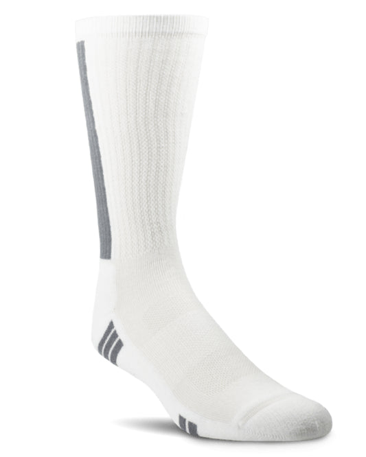 VentTEK Mid Calf Performance Socks by NESTERHOSIERY from Skip’s Western Outfitters | NES-AR2351-100-M-WHITE
