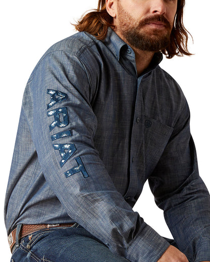 Men's Team Logo Chambrey Classic Fit Shirt