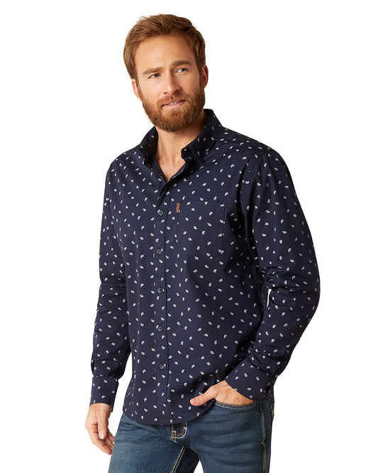 Men's Marco Stretch Modern Fit Shirt by Ariat from Skip’s Western Outfitters | ARI-10047417-XS