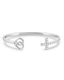 Women's Love & Faith Cuff Bracelet