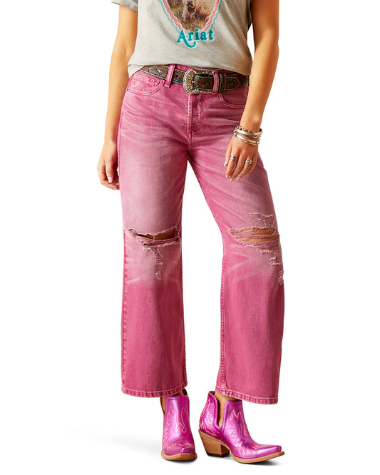 Women's Ultra High Rise Tomboy Wide Jeans by Ariat from Skip’s Western Outfitters | ARI-10048257-24-R
