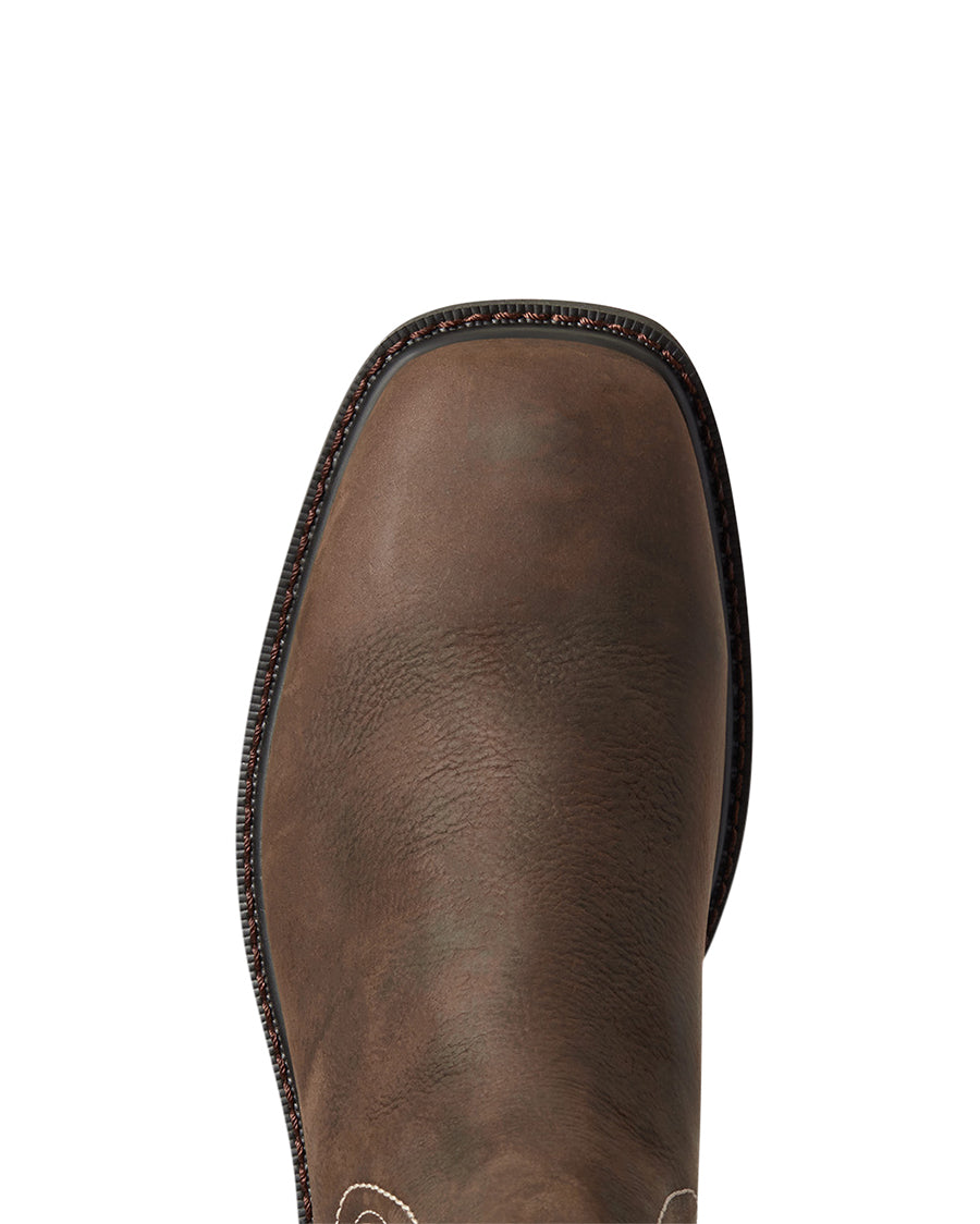 Men's Groundbreaker Chelsea Wide Square Toe Waterproof Work Boots by Ariat from Skip's Western Outfitters