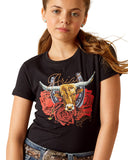 Kids' Steer Rodeo Quincy T-Shirt