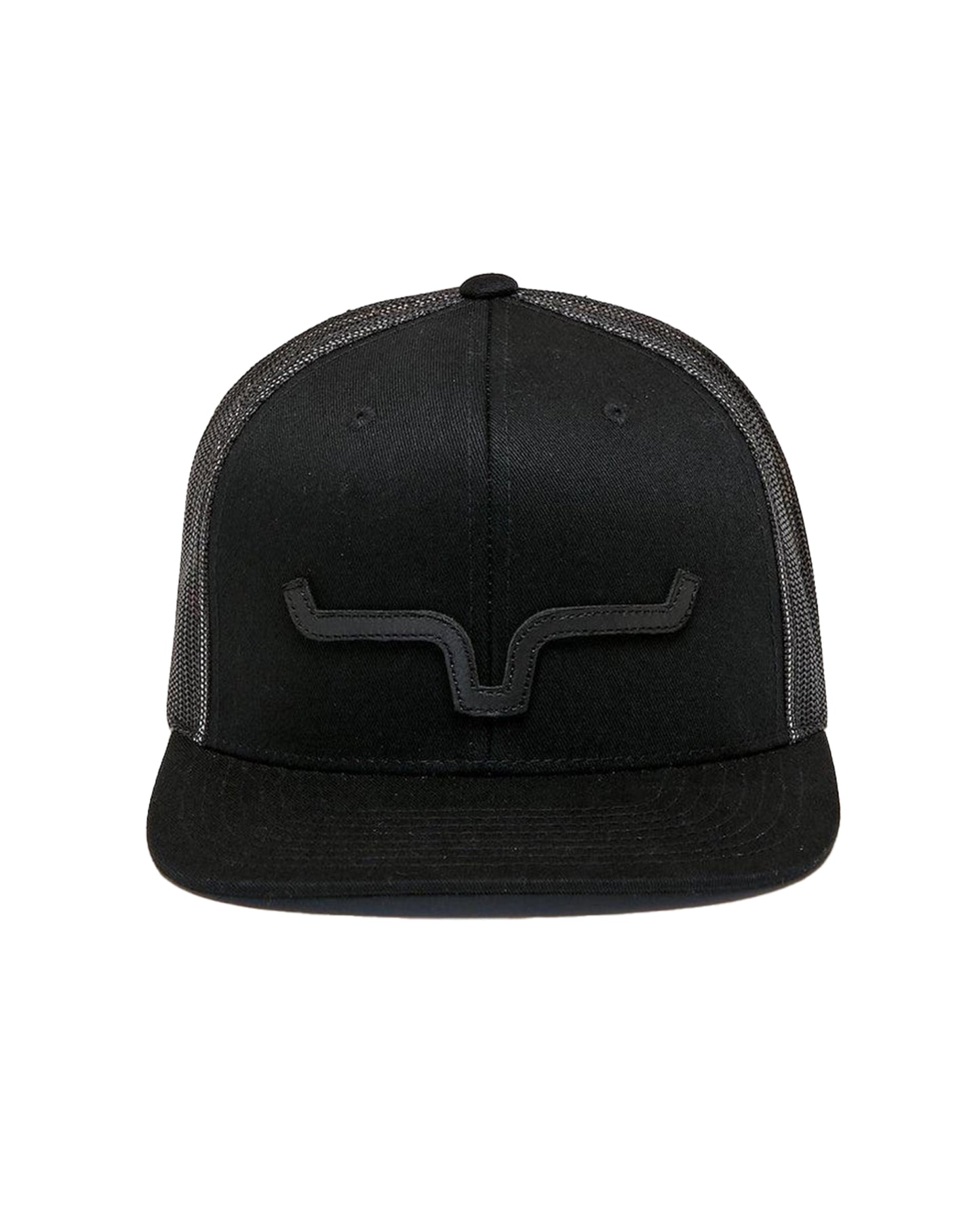 Kimes Ranch ATG Trucker Cap in Black/Black at Skip's Western Outfitters