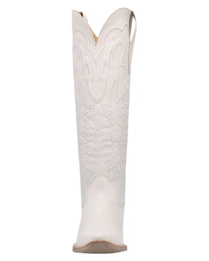 Dingo Women's Raisin Kane Western Boots in White with Snip Toe at Skip's Western Outfitters | DI167-WHITE
