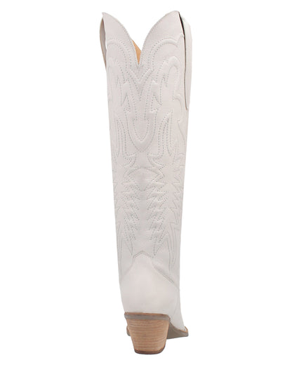 Dingo Women's Raisin Kane Western Boots in White with Snip Toe at Skip's Western Outfitters | DI167-WHITE