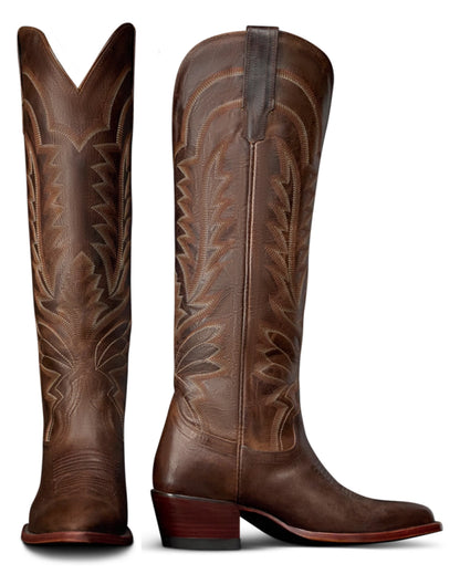Tecovas Women's The Abby in Mocha Goat Western Boots - 20029-Moc