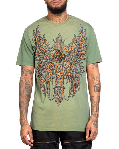 Men's Absolution Tee by Affliction from Skip’s Western Outfitters | AFL-A26367-M-VGPS
