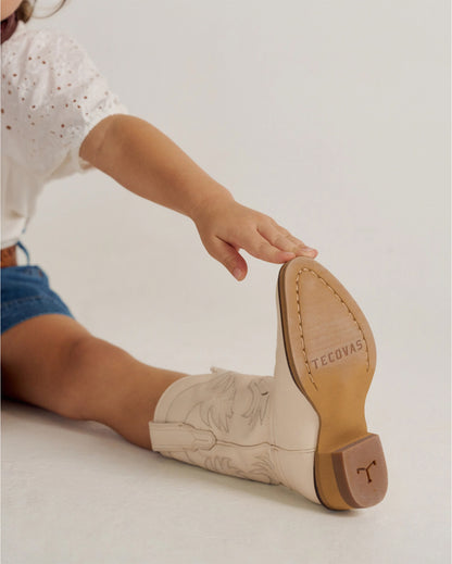 Tecovas Girls' The Annie Kids' Western Boots - 80003-Bon