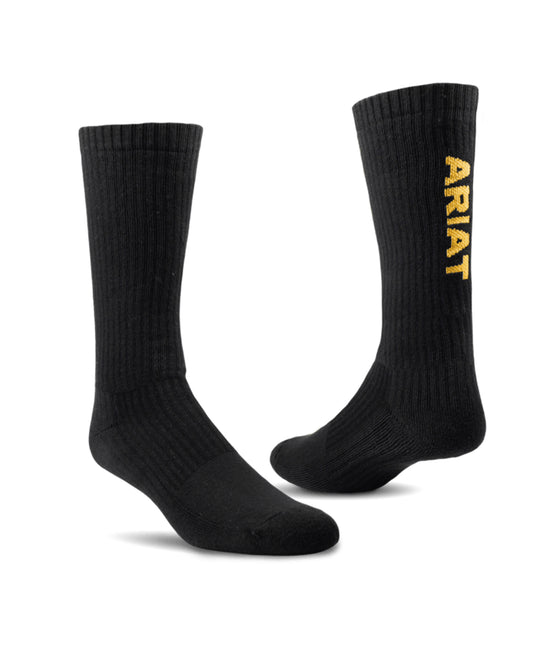 Premium Cotton Mid Calf 3-Pair Pack Of Socks - Ar2294-002 by NESTERHOSIERY from Skip’s Western Outfitters | NES-AR2294-002-M