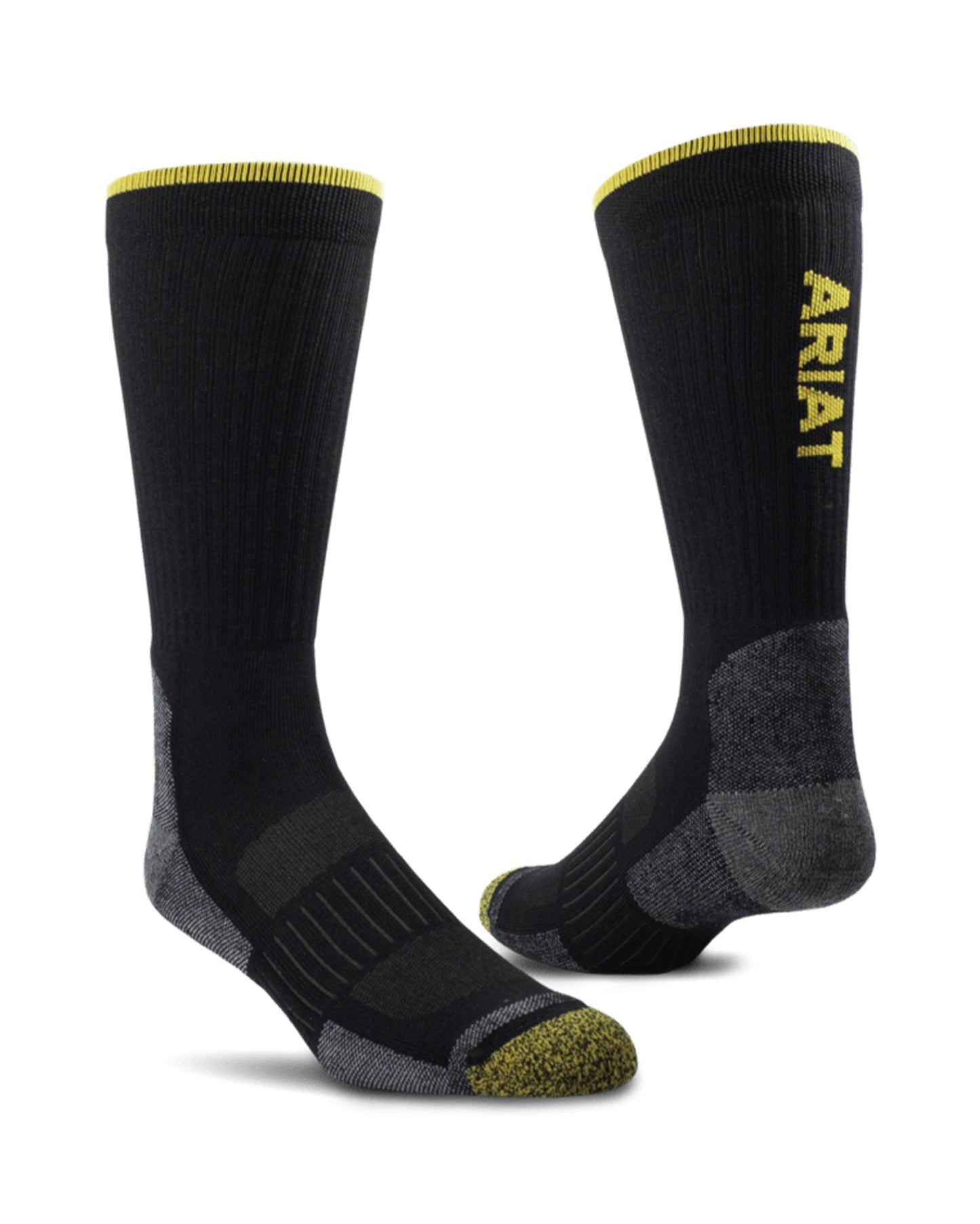 Ariat Tek High Performance Crew 2-Pair Pack Of Socks - Ar2777-002 by NESTERHOSIERY from Skip’s Western Outfitters | NES-AR2777-002-M