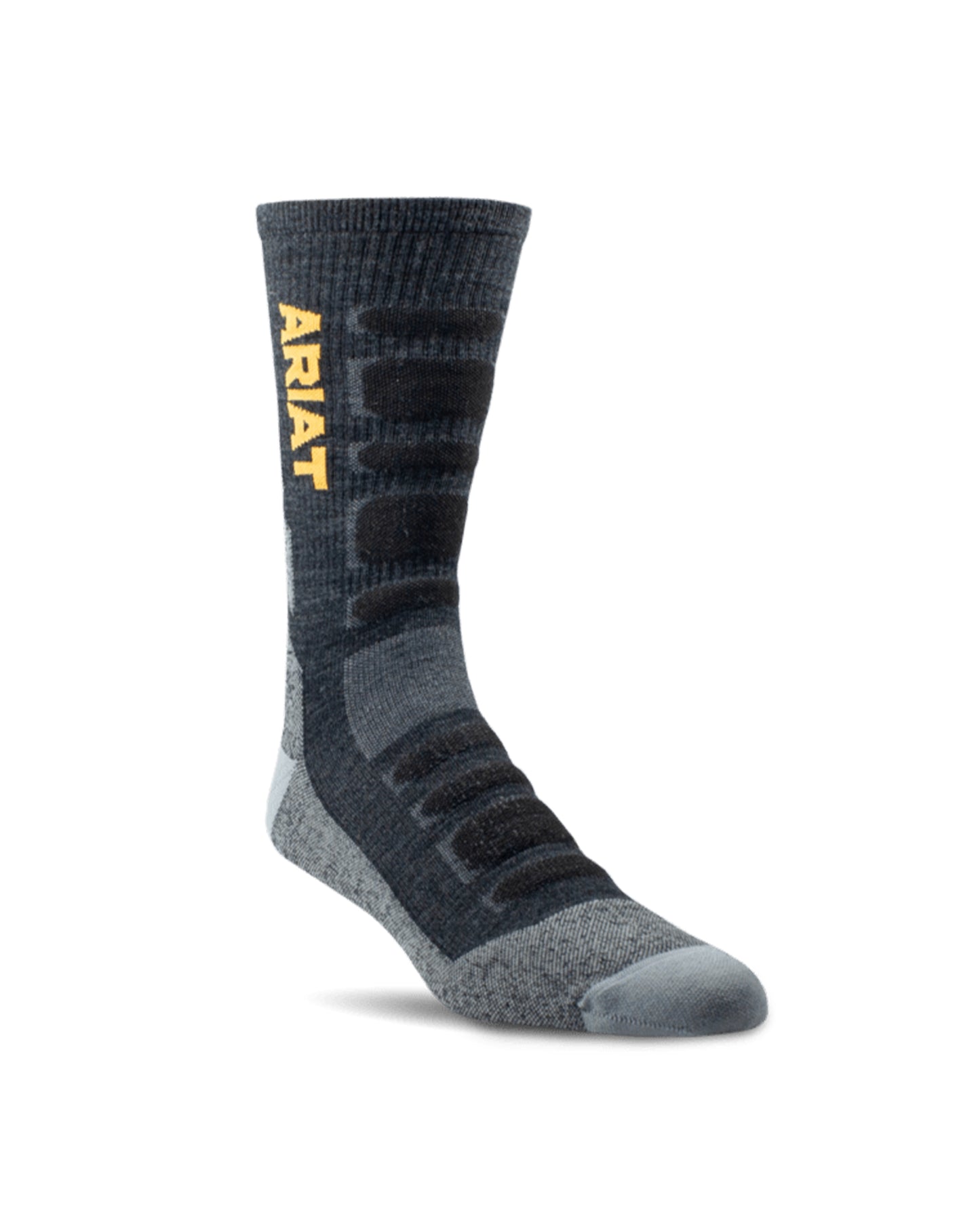 Ariat Tek Performance Lace Boot Work Crew Pair Of Socks - Ar4077-001 by NESTERHOSIERY from Skip’s Western Outfitters | NES-AR4077-001-M