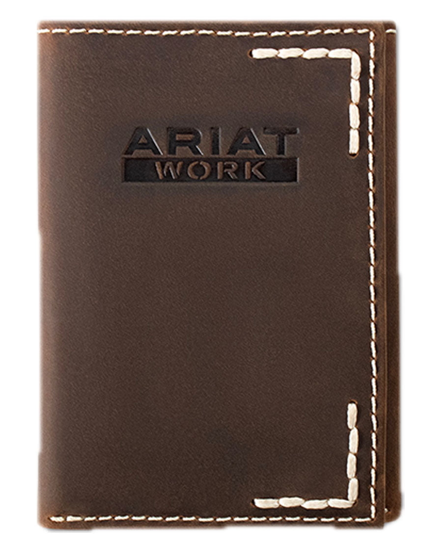 Men's Thick Stitch Trifold Wallet by Ariat Accessories from Skip’s Western Outfitters | MFW-A3403102-OS