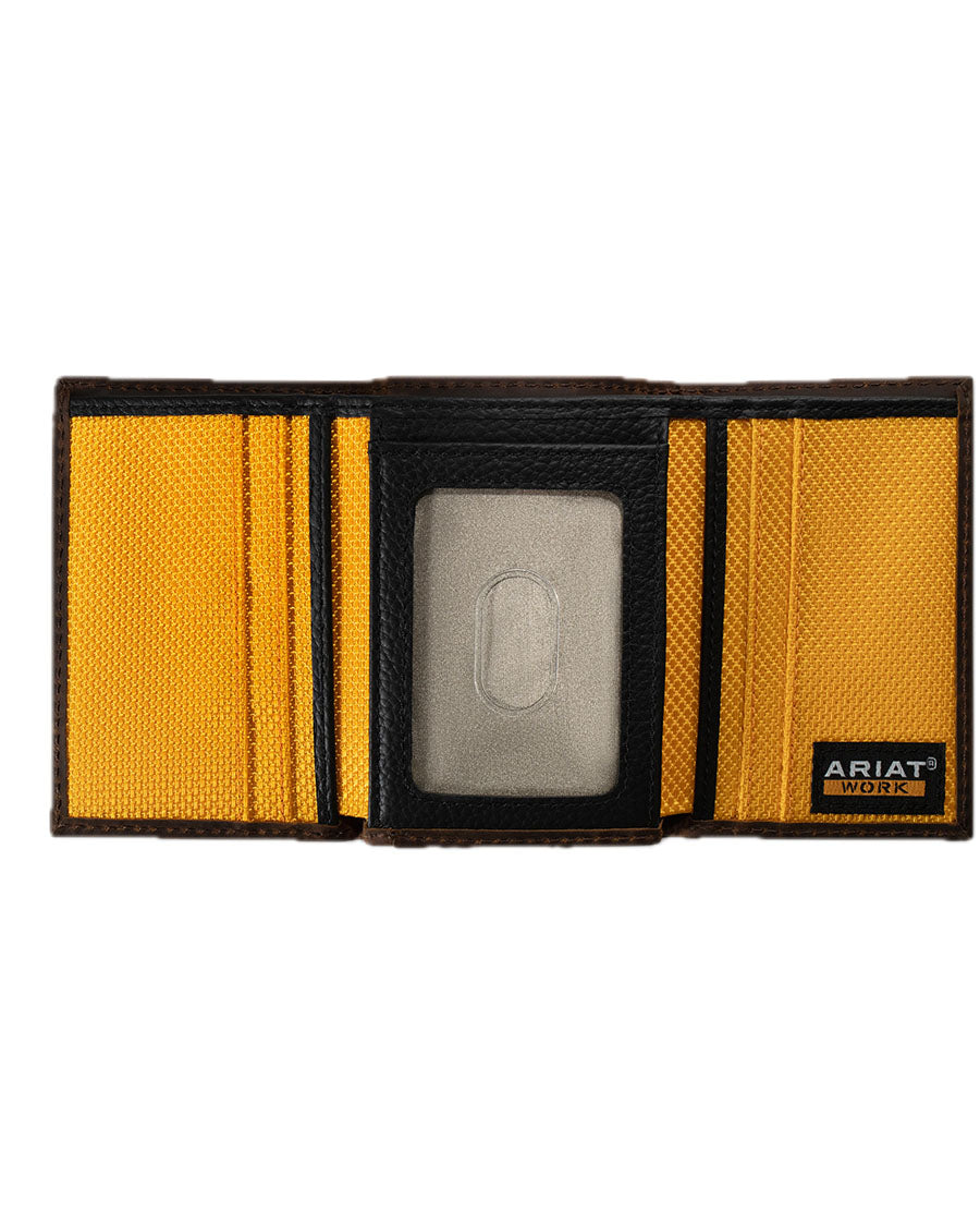 Men's Thick Stitch Trifold Wallet