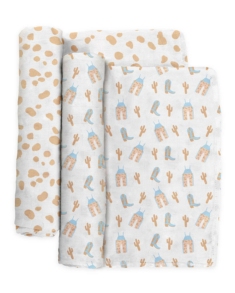 Howdy Partner Swaddle Blanket Set - Jf32020Hpb