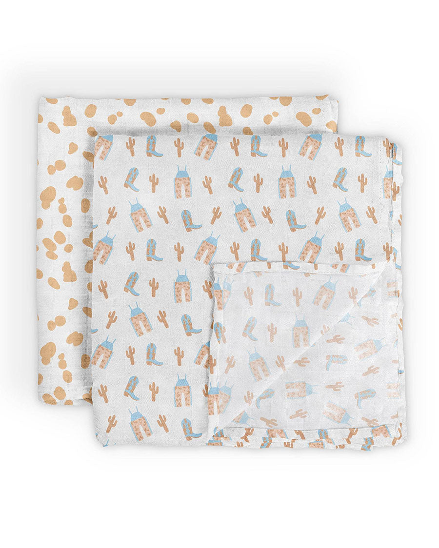 Howdy Partner Swaddle Blanket Set - Jf32020Hpb