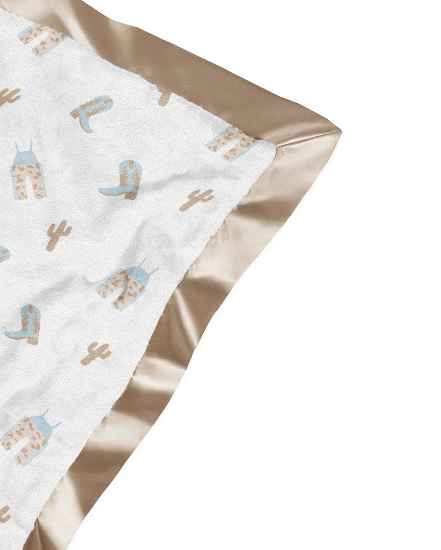 Howdy Partner Reversible Baby Blanket - Jf32015Hpb