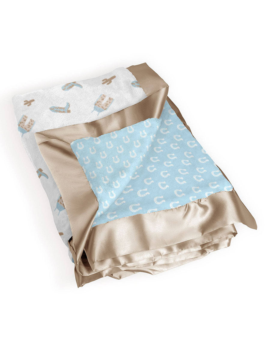 Howdy Partner Reversible Baby Blanket - Jf32015Hpb