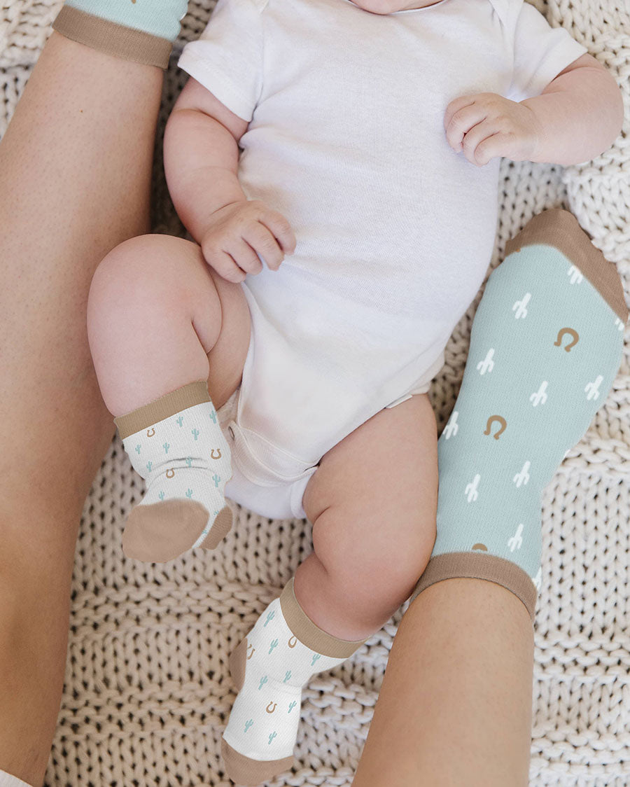 Howdy Partner Mama & Me Socks Set - Jf32030Hpb
