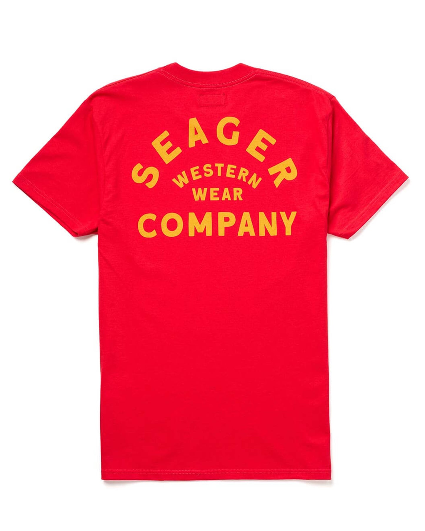 Men's Austin Tee by Seager from Skip’s Western Outfitters | SEA-MTSU25ASTRED-S-RED