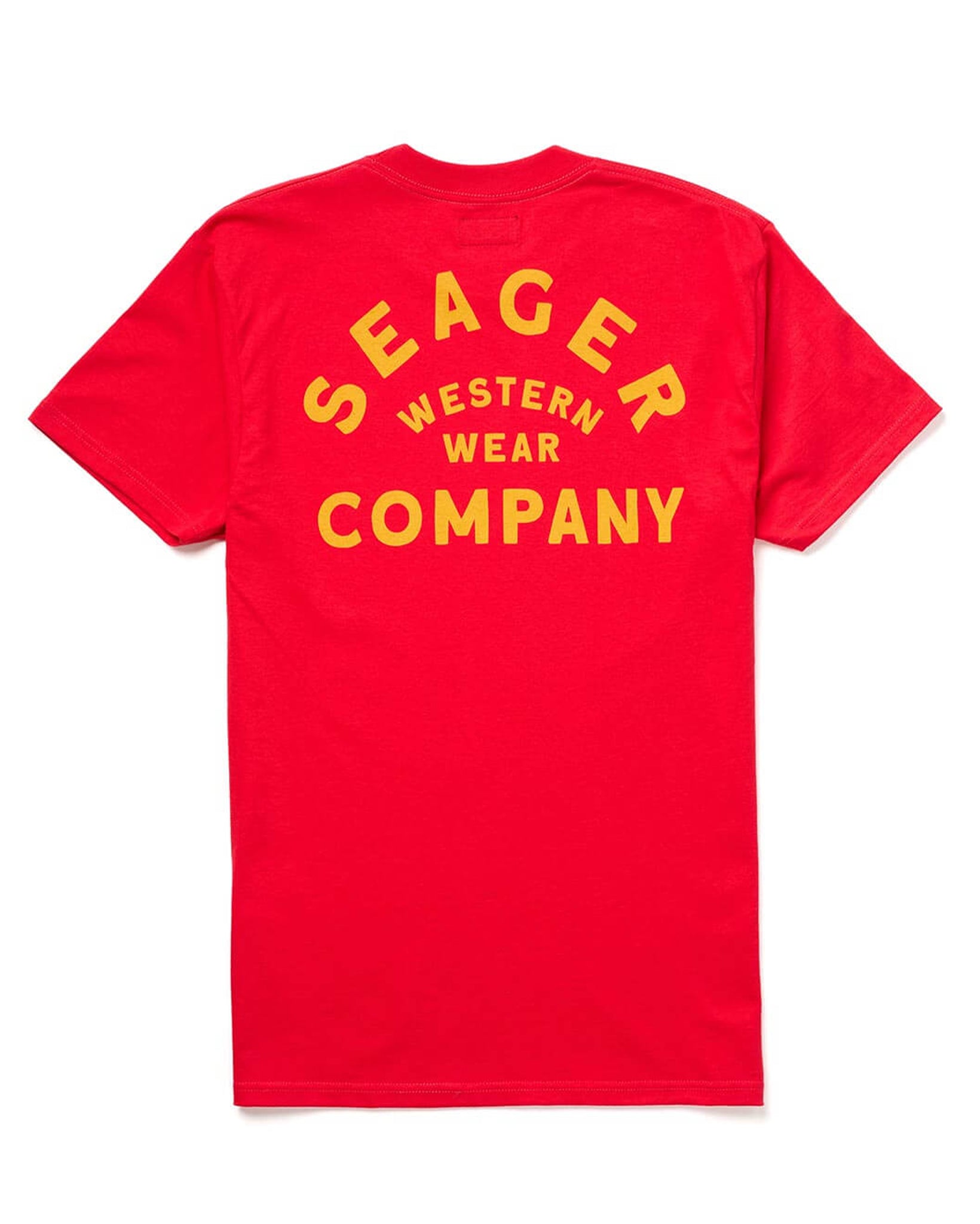 Men's Austin Tee by Seager from Skip’s Western Outfitters | SEA-MTSU25ASTRED-S-RED