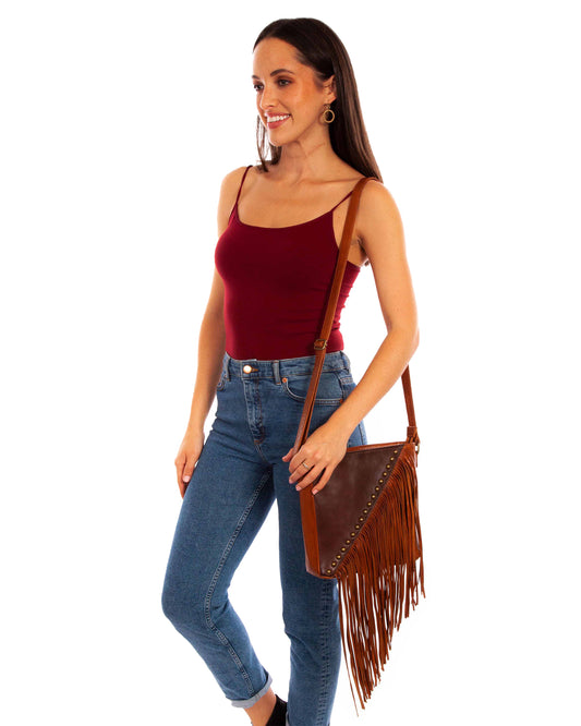 Women's Western Leather Handbag by Scully from Skip’s Western Outfitters | SCU-B213-HB-ONE-HANDBAG
