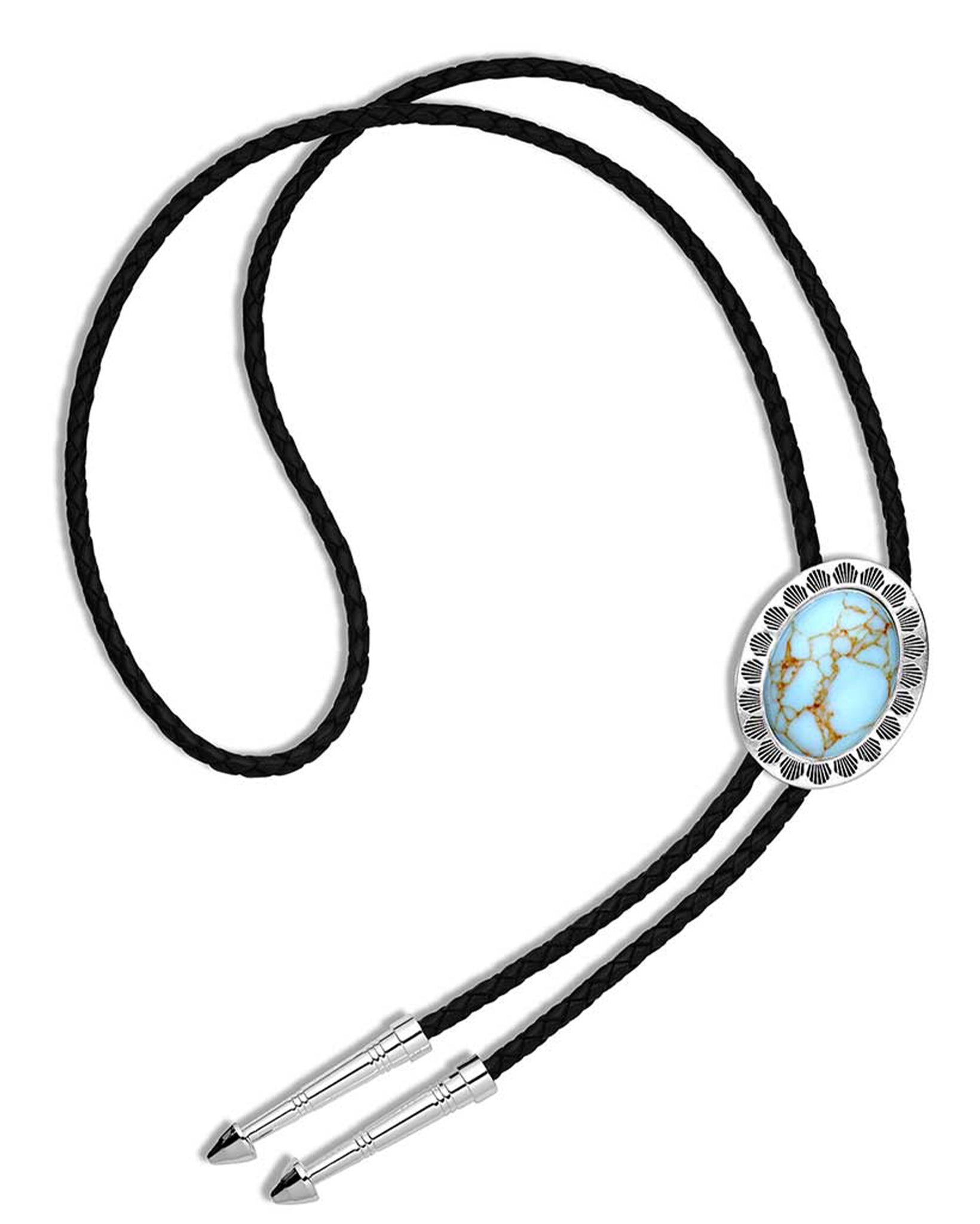 Turquoise Waters Bolo Tie by Montana Silversmiths from Skip’s Western Outfitters | MON-BT6142TQ-O/S