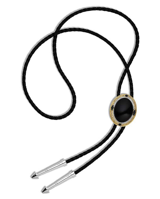 Onyx Sky Bolo Tie by Montana Silversmiths from Skip’s Western Outfitters | MON-BT6141BK-O/S