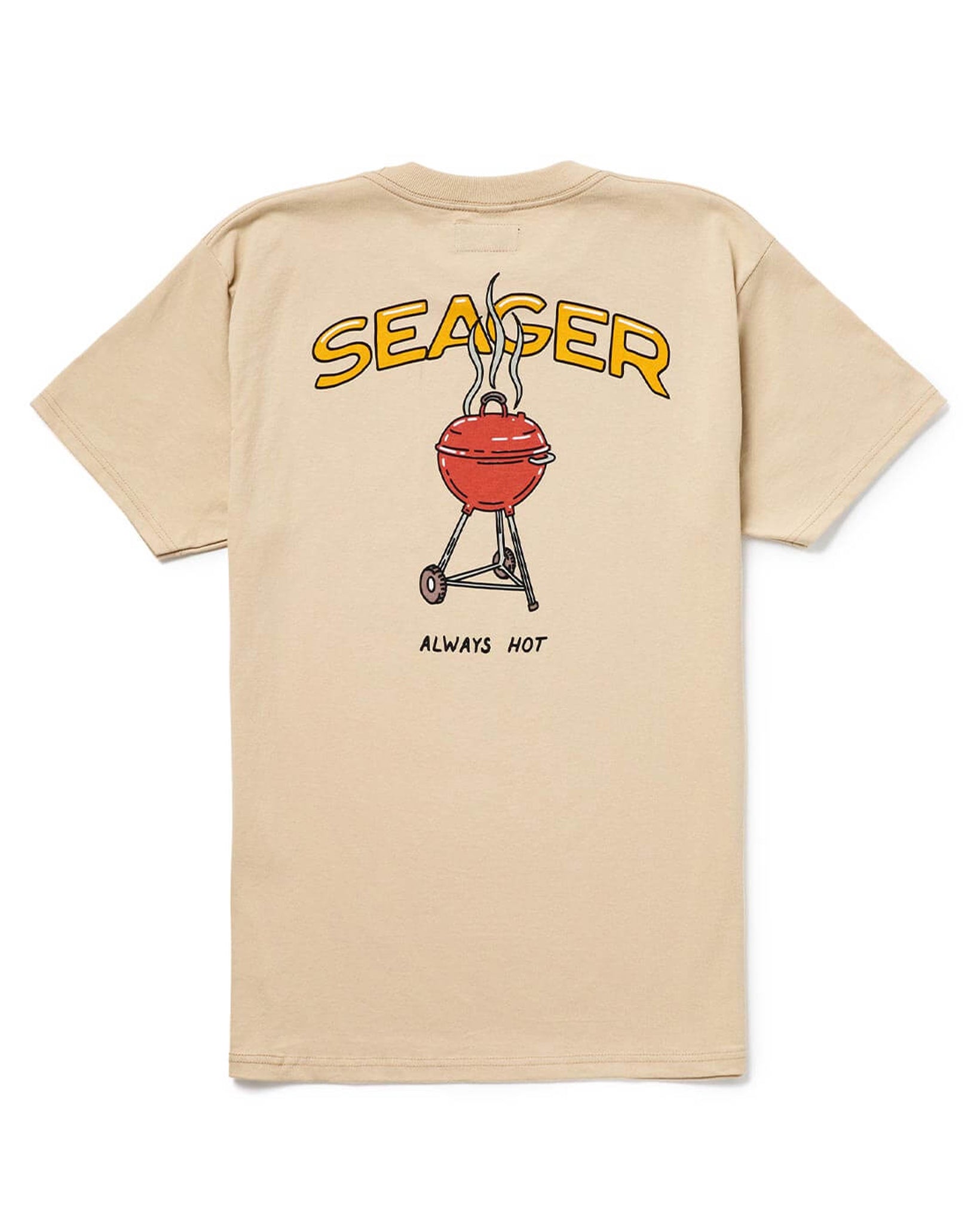 Men's Backyard Tee by Seager from Skip’s Western Outfitters | SEA-MTSU25BACKCRM-S-CREAM