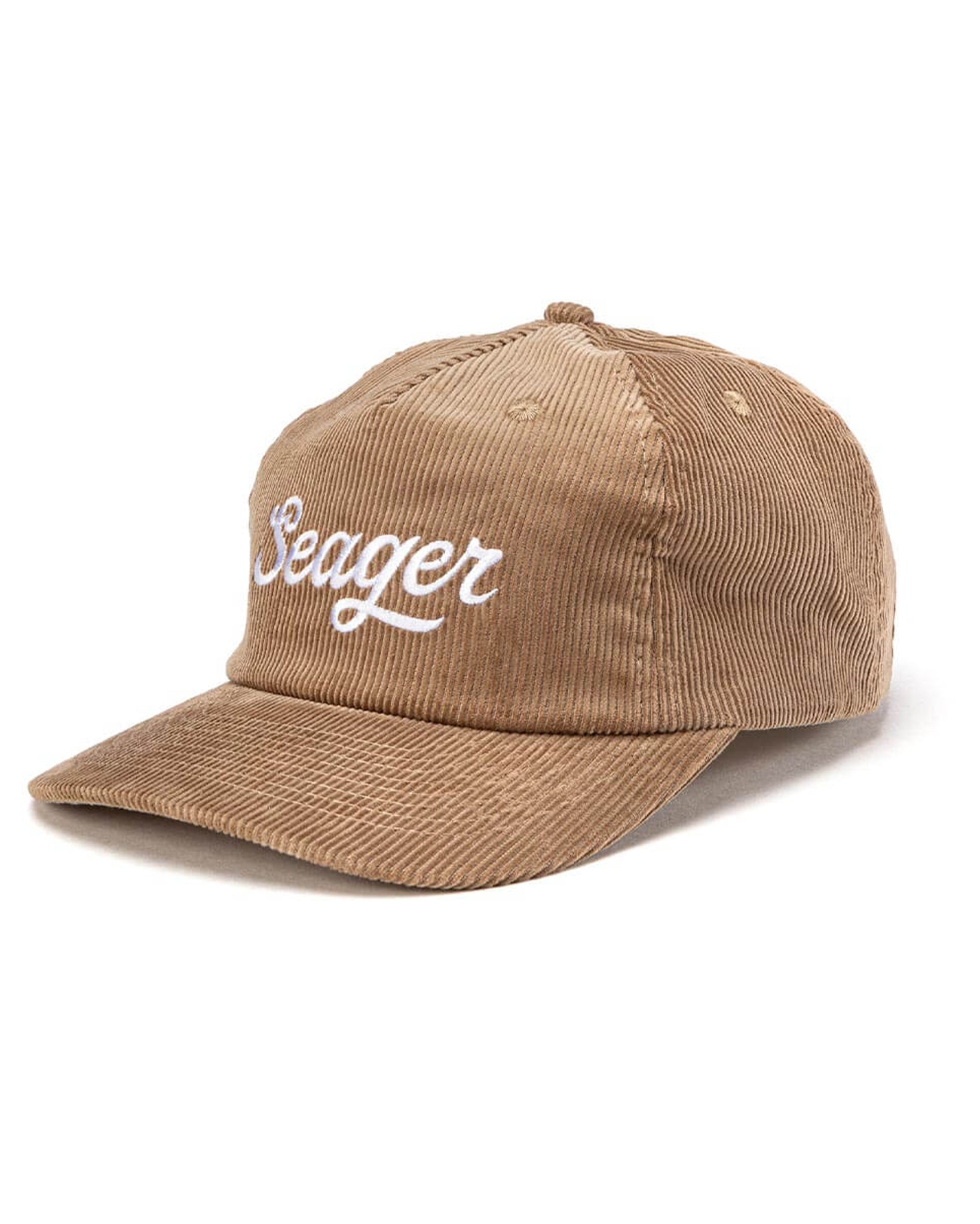Big Khak Corduroy Snapback Cap by Seager from Skip’s Western Outfitters | SEA-MHS21BIGKHAK-O/S-KHAKI