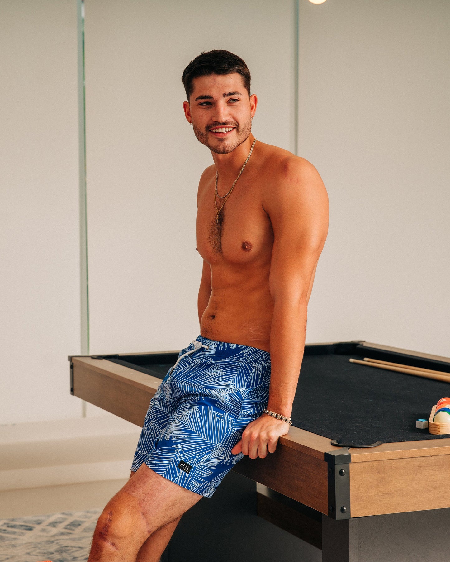 Men's Boho Summer Swim Shorts by Heat Swimwear from Skip’s Western Outfitters | HSW-FB616-S-BOHO-SUMMER