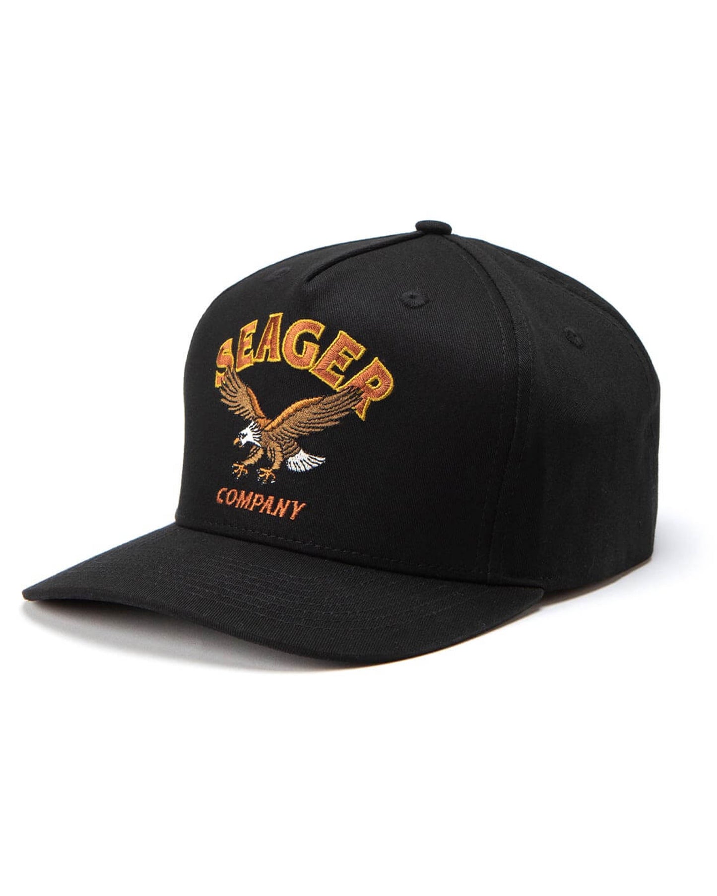 Bradley Snapback Cap by Seager from Skip’s Western Outfitters | SEA-MHS23BRADBLK-O/S-BLACK