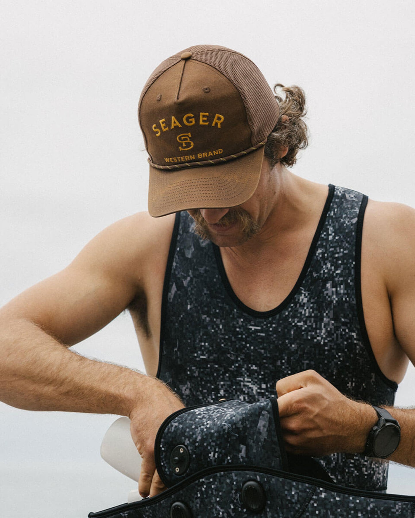 Branded Trucker Snapback Cap