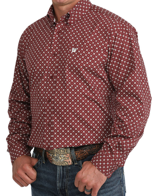 Men's Long Sleeve Print Shirt - Mtw1106141
