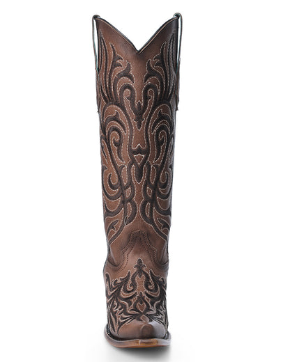 Corral Z5307 Women's Handcrafted Snip Toe Cowgirl Boots in Brown at Skip's Western Outfitters