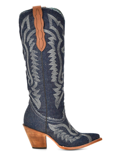 Corral Z5226 Women's Handcrafted Pointed Toe Cowgirl Boots in Brown at Skip's Western Outfitters