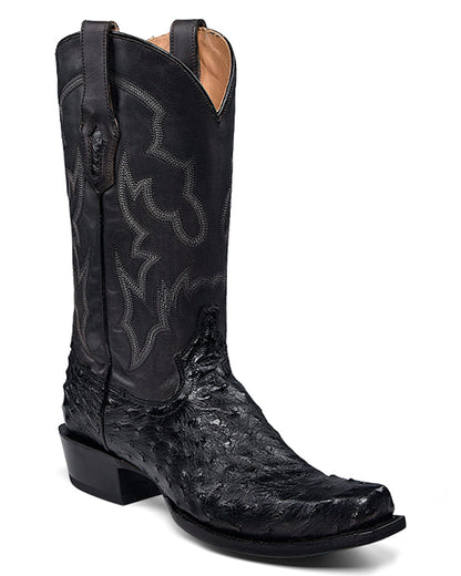 Corral A4549 Men's Handcrafted Medium Square Toe Cowboy Boots in Black at Skip's Western Outfitters