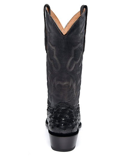 Corral A4549 Men's Handcrafted Medium Square Toe Cowboy Boots in Black at Skip's Western Outfitters