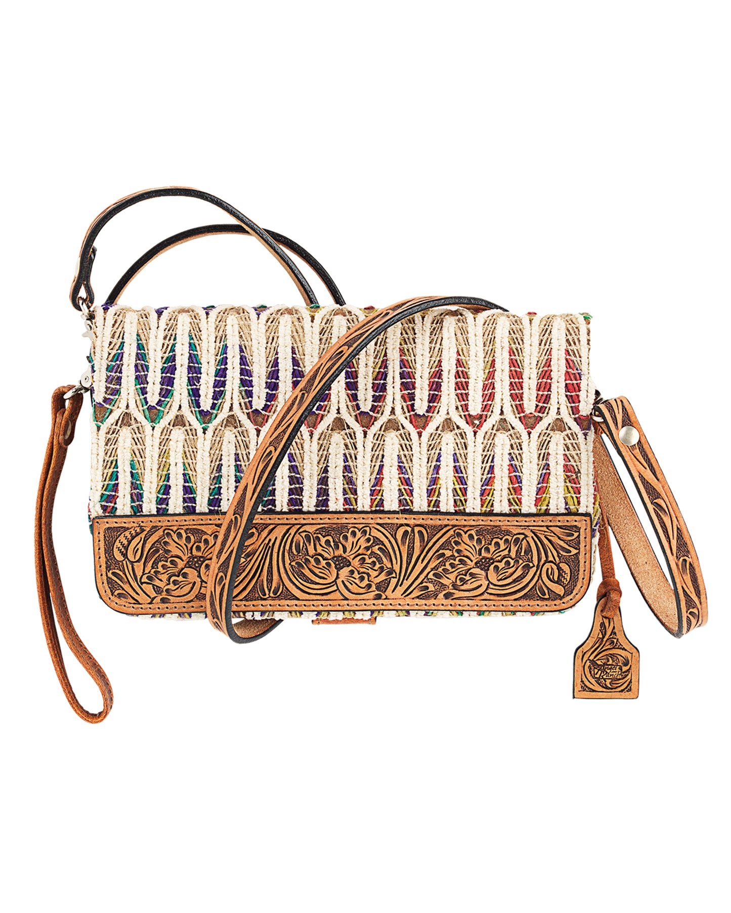 Woven Cross Body Clutch