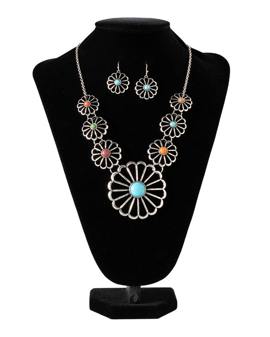 Flower Jewelry Set