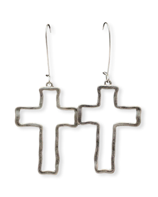 Outlined Cross Earrings by MFW from Skip’s Western Outfitters | MFW-D4600115-O/S-REG